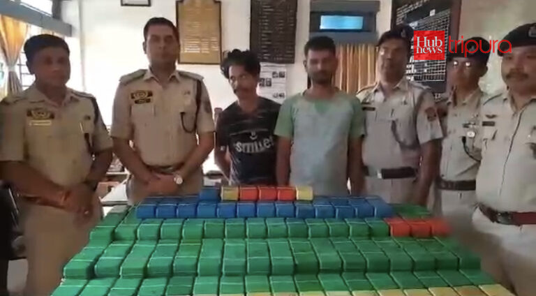 Drugs worth Rs 14 Cr seized in Tripura, two arrested