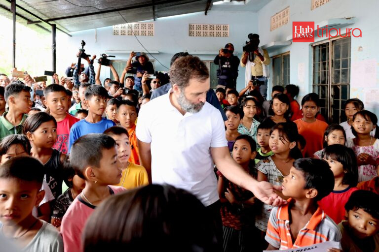 Rahul Gandhi appeals for peace in Manipur, meets Governor, civil society & violence victims