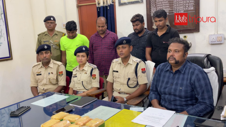 Tripura Police arrest drug peddlers of Bihar with Rs 1.5 crores heroin in Agartala