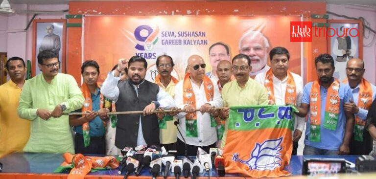 TMC Ex president and Congress general secretary join BJP in Tripura