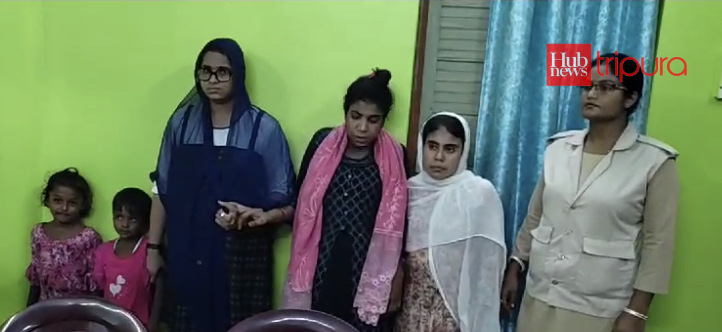 Five Kashmir bound Rohigyas from Bangladesh including three women arrested in Tripura rail station