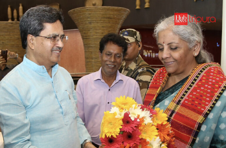 GST significantly increased revenue collection in Tripura and Northeast India : Nirmala Sitharaman