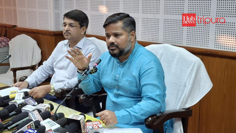 Tripura Minister denies allegations of land transfer corruption, calls accusations politically motivated