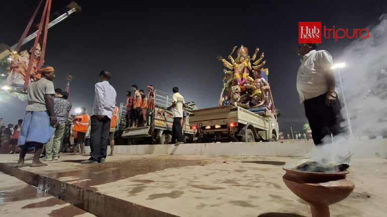 Durga Puja immersion marks the end of festivities across Tripura