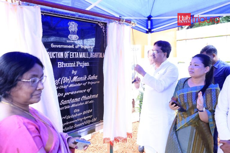 Tripura CM lays foundation for PM-Unity Mall, aims to boost ‘One District, One Product’ initiative