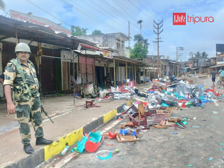 CM Manik Saha calls for peace after communal violence in North Tripura, Opposition blames Ministers for incitement