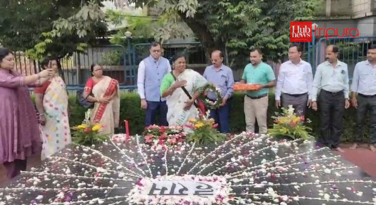 Tripura celebrates 155th birth anniversary of Mahatma Gandhi with great honour