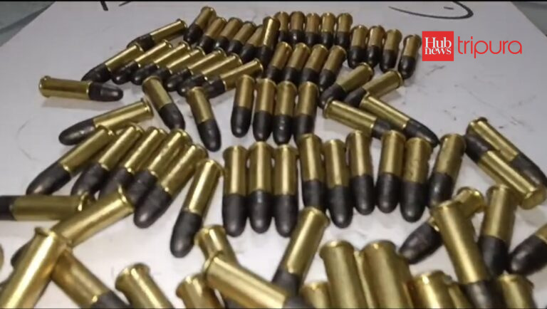 Two arrested with large cache of bullets on express train in North Tripura