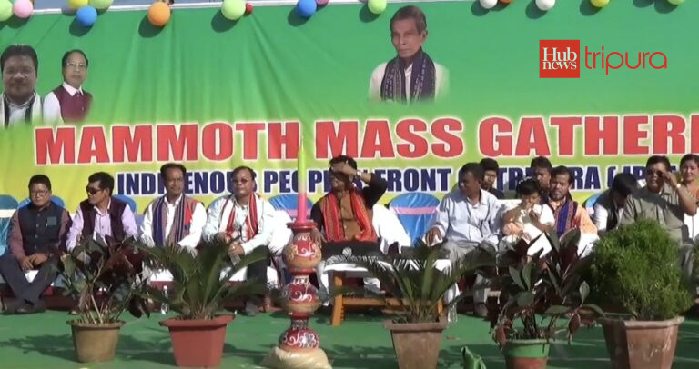 Tripura BJP alliance IPFT reiterates separate tribal statehood demand, holds rally at Khumulwng
